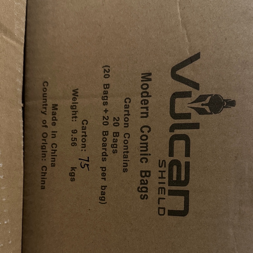Vulcan Shield Modern Comic Bags and boards - Lot of 400 New!